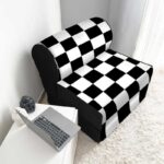 کاناپه تخت شو یک نفره شطرنجی مدل M1123