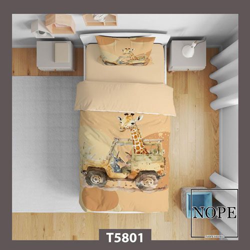 روتختی کودک طرح زرافه ماشین سوار