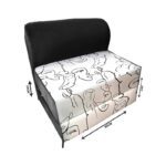 کاناپه تخت شو یک نفره نقاشی مینیمال مدل M1130 - Image 2