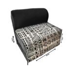 کاناپه تخت شو یک نفره فانتزی مدرن مدل M1132 - Image 2