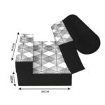 کاناپه تخت شو یک نفره مینیمال خطی مدل M1134 - Image 3