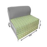 کاناپه تخت شو یک نفره مینیمال مدل M1142 - Image 2