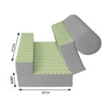 کاناپه تخت شو یک نفره مینیمال مدل M1142 - Image 3