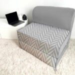 کاناپه تخت شو یک نفره مینیمال جناقی مدل M1146