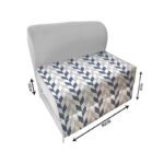 کاناپه تخت شو یک نفره مینیمال مدل M1150 - Image 2