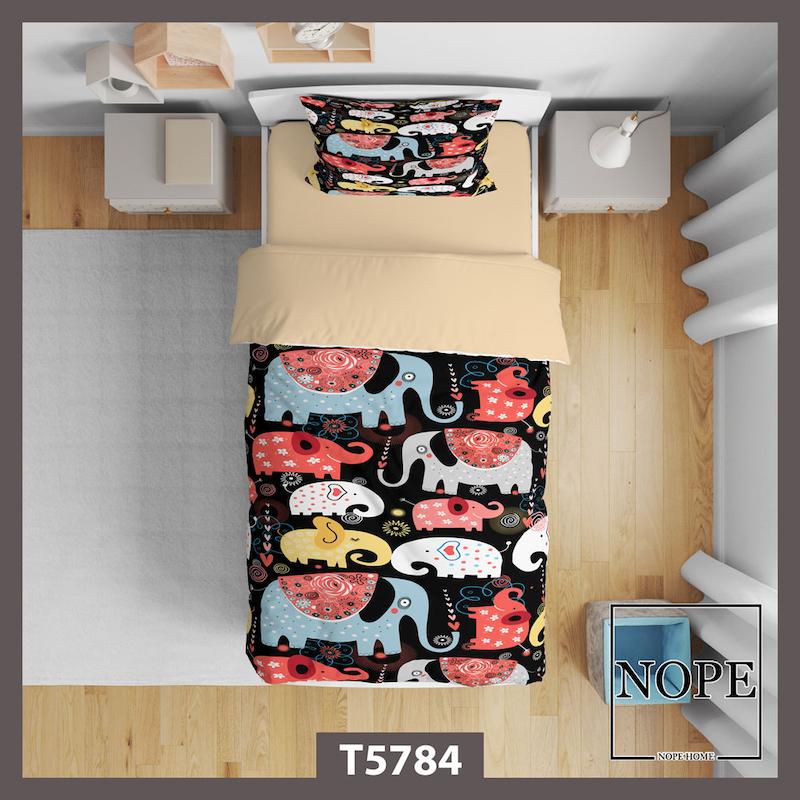 روتختی کودک طرح فیل های رنگارنگ