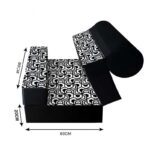 کاناپه تخت شو یک نفره پترن هندسی مدل M1162 - Image 3