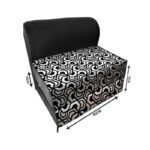 کاناپه تخت شو یک نفره پترن هندسی مدل M1162 - Image 2