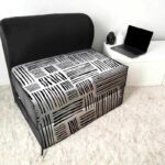 کاناپه تخت شو یک نفره سبدی مینیمال مدل M1165