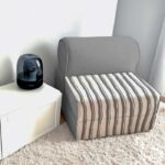 کاناپه تخت شو یک نفره راه راه مینیمال مدل M1173