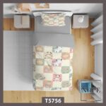 روتختی کودک طرح حیوانات شطرنجی