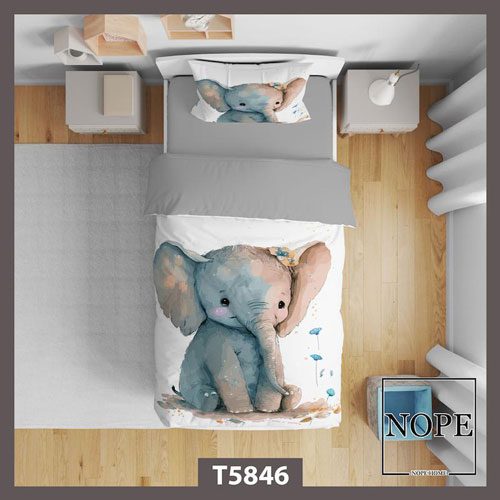 روتختی کودک با طرح فیل کوچک