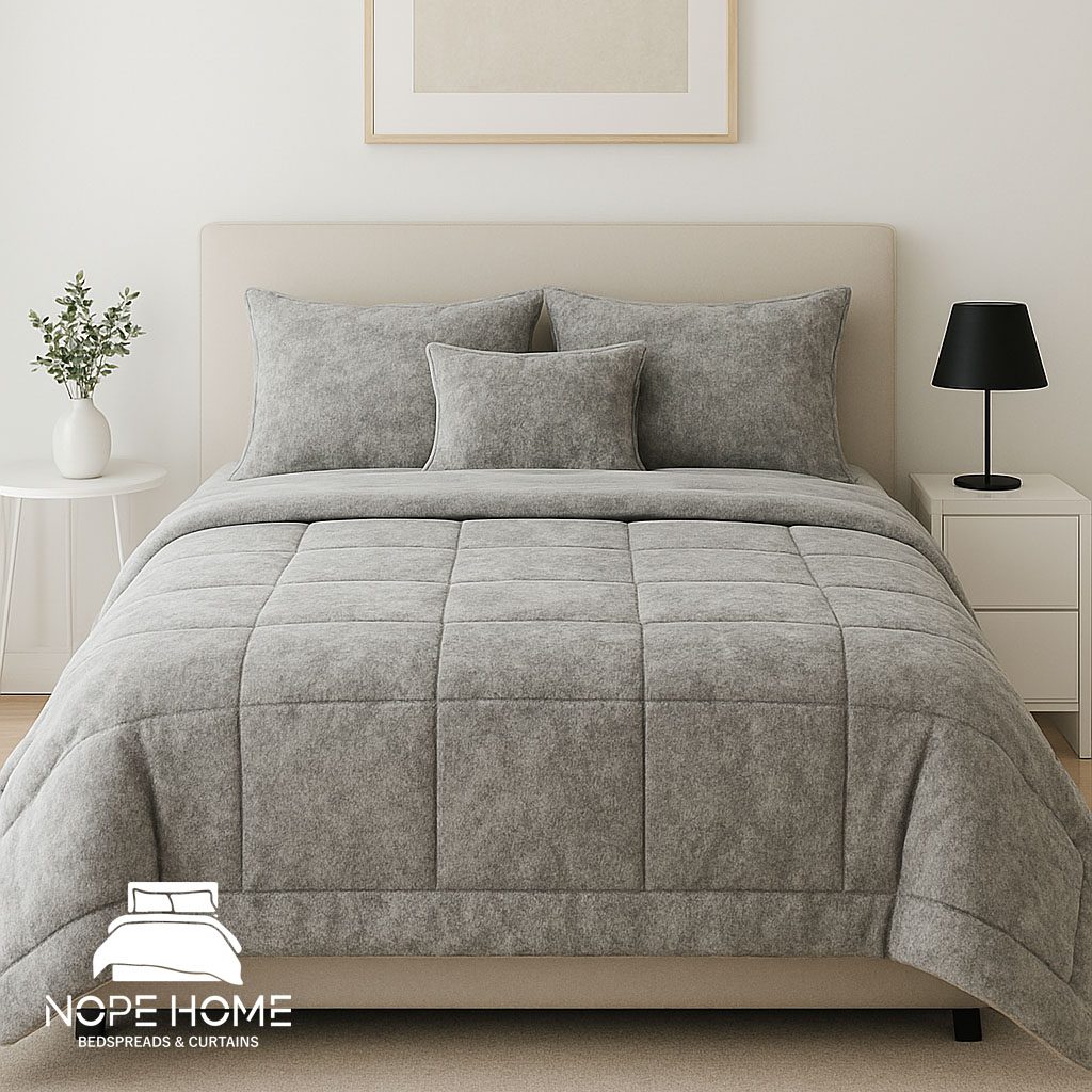 نقره ای1 روتختی مخمل تدی الگانت