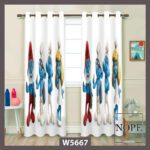 پرده کودک طرح اسمورف ها