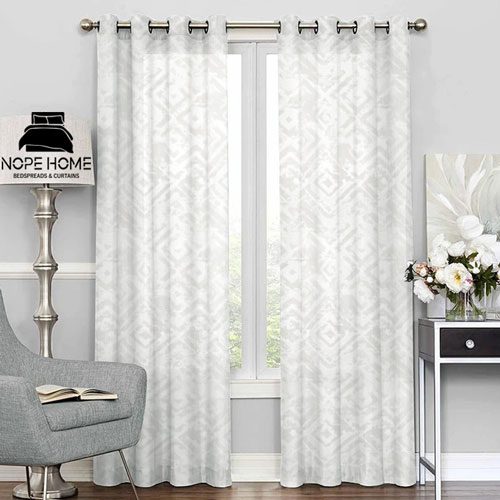 پرده آماده حریر کتان