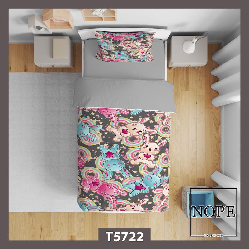 روتختی کودک طرح خرگوش رنگین کمانی