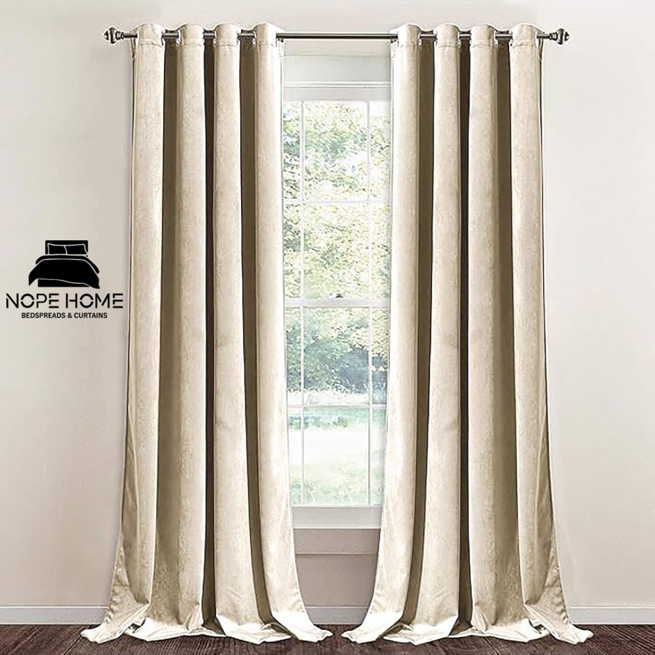 پرده مخمل آماده ویولت