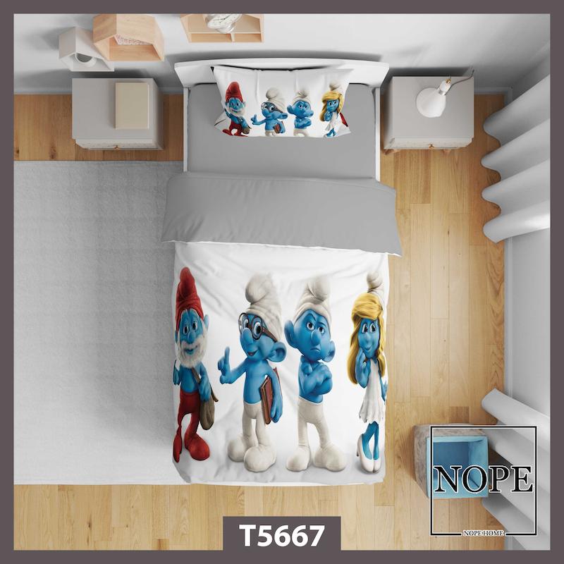 روتختی کودک طرح اسمورف ها مدل T5667