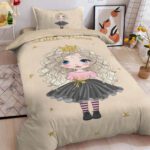 روتختی کودک طرح دختر موفرفری مدل TS01