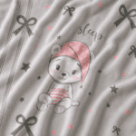 پرده کودک خرسی W6425 - Image 4
