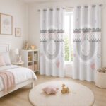 پرده کودک خرگوش W6301 - Image 3