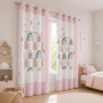 پرده کودک رنگین‌کمان W6367 - Image 2