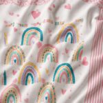 پرده کودک رنگین‌کمان W6367 - Image 4