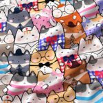 پرده کودک پیشی W5774 - تصویر 4