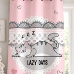 پرده کودک پیشی W6302 - Image 3