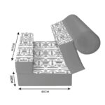 کاناپه تخت شو یک نفره مینیمال مدل M1043 - Image 3