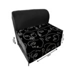 کاناپه تخت شو یک نفره نقاشی مینیمال مدل M1099 - Image 2