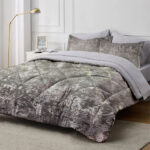 روتختی مخمل شانل طلاکوب مدرن مدل DD