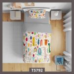 روتختی کودک طرح پترن فانتزی رنگین کمان