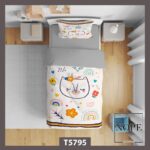 روتختی کودک طرح گربه و رنگین کمان