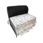 کاناپه تخت شو یک نفره مینیمال پرتره مدل M1118 - Image 2