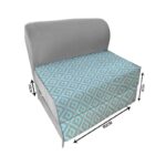 کاناپه تخت شو یک نفره مدرن مدل M1156 - Image 2