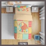 روتختی کودک طرح فیل هندی شطرنجی