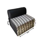 کاناپه تخت شو یک نفره سبدی مدل M1166 - Image 2