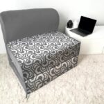 کاناپه تخت شو یک نفره هندسی مینیمال مدل M1170