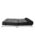 کاناپه تخت شو یک نفره راه راه مینیمال مدل m1172 - Image 4