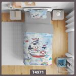 روتختی کودک طرح کشتی و خرس