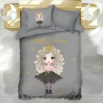 روتختی کودک طرح دختر موفرفری مدل TS01 - Image 2