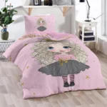 روتختی کودک طرح دختر موفرفری مدل TS01 - Image 5