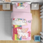 روتختی کودک طرح اسب تکشاخ و ابر