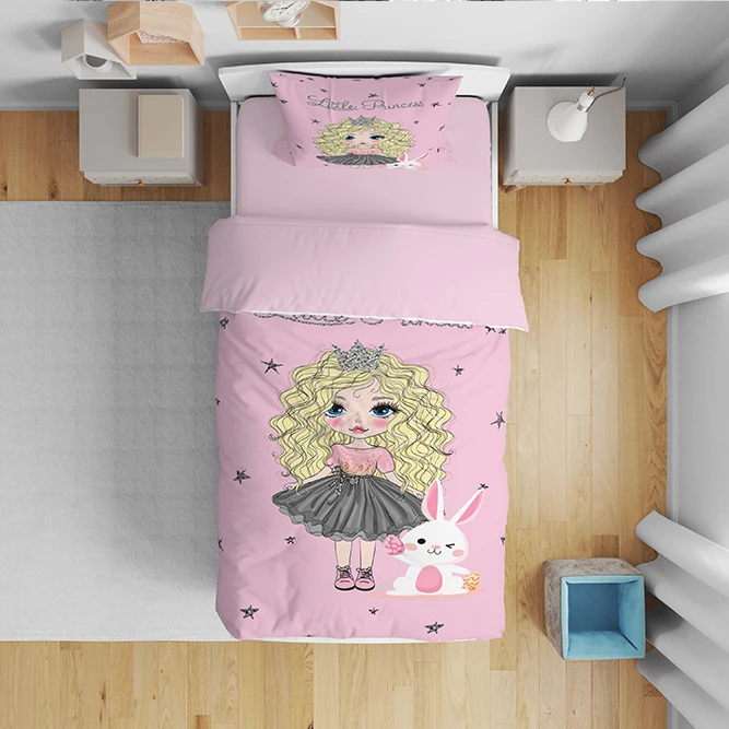 روتختی کودک طرح دختر و خرگوش