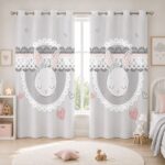 پرده کودک خرگوش W6301 - تصویر 2