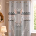 پرده کودک خرگوشی W6228